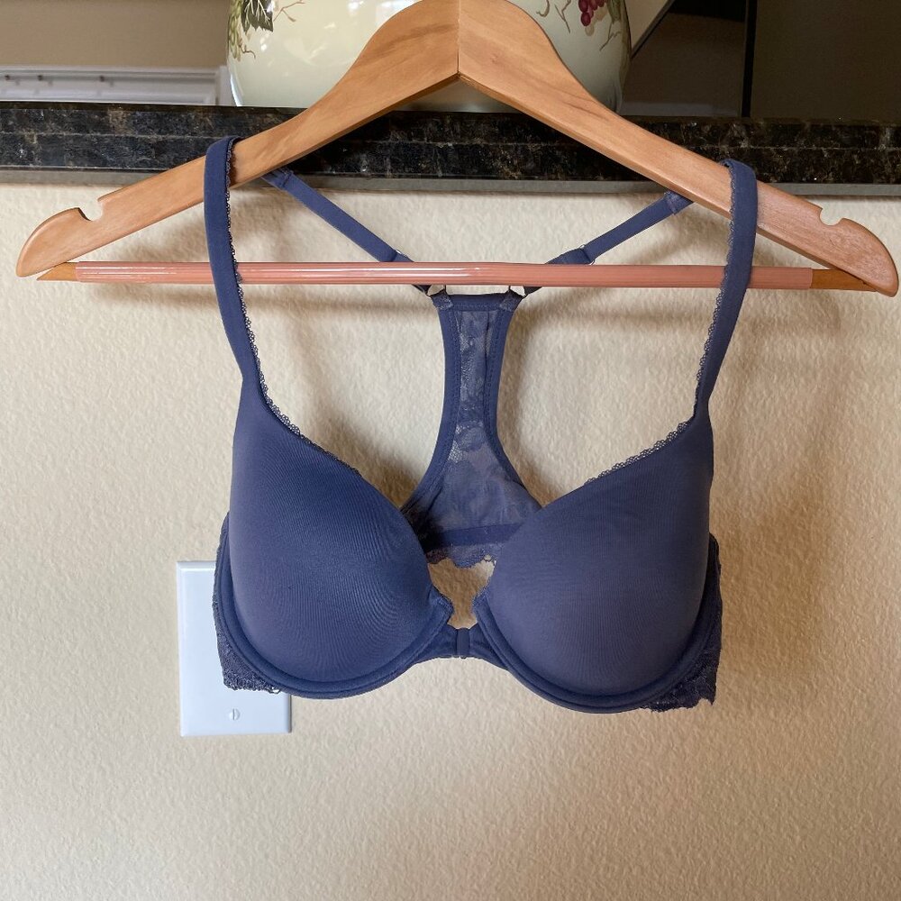 Victoria's Secret Purple Racer back Bra 34C